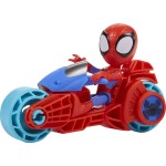 Hasbro Spiderman Marvel Spidey And His Amazing Friends, Spidey Action Figure With Toy Motorcycle F6777 / F7459 5010996225573