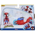 Hasbro Spiderman Marvel Spidey And His Amazing Friends, Spidey Action Figure With Toy Motorcycle F6777 / F7459 5010996225573