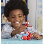 Hasbro Spiderman Marvel Spidey And His Amazing Friends, Spidey Action Figure With Toy Motorcycle F6777 / F7459 5010996225573