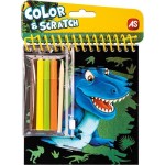 As company AS Pocket Painting Set Dinosaurs Color K Scratch 1023-61006 5203068611064
