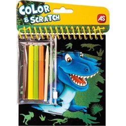 As company AS Σετ Ζωγραφικής Pocket Δεινόσαυροι Colour K Scratch 1023-61006 5203068611064