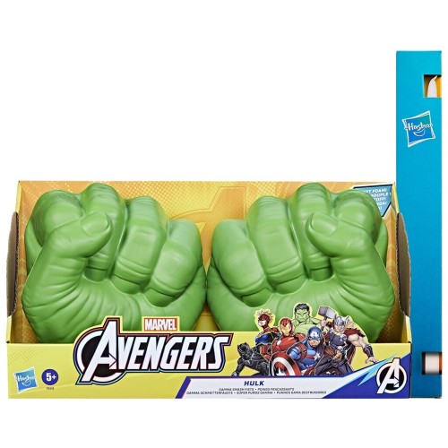 Hasbro marvel avengers hulk gamma  fists, soft foam role play toy, super hero toys for kids ages 5 and up F9332 