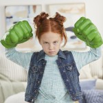 Hasbro marvel avengers hulk gamma  fists, soft foam role play toy, super hero toys for kids ages 5 and up F9332 