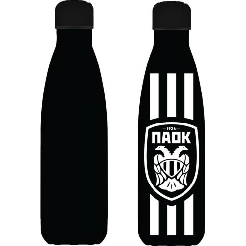 Diakakis imports Vacuum Flask 500ml Stainless Steel 26,5x7 Paok 000130234 5205698658549