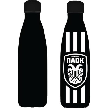 Diakakis imports Vacuum Flask 500ml Stainless Steel 26,5x7 Paok 000130234 5205698658549