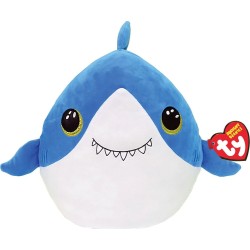 ty squishy beanies finsley καρχαρίας μπλε 38εκ 1607-39366 008421393664
