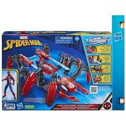 Hasbro Spiderman Λαμπάδα Marvel Spider-Man 5L0 Toy Vehicle Crawl And Blast Spider F7845 