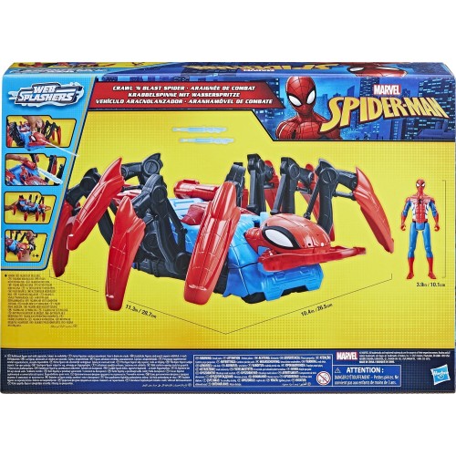 Hasbro Spiderman Marvel Spider-Man 5L0 Toy Vehicle Crawl And Blast Spider F7845 