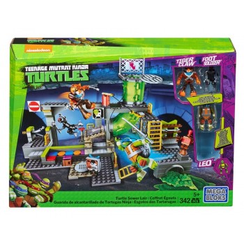 MEGA Παιδικά Τουβλάκια Χελωνονιντζάκια Ninja Turtles TMNT Υπόνομος DMX55 887961290370