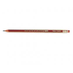 Faber-Castell Fc Pencil Dessin 2001B Γόμα Κόκκινο - Χρυσό 112101 4005401121015