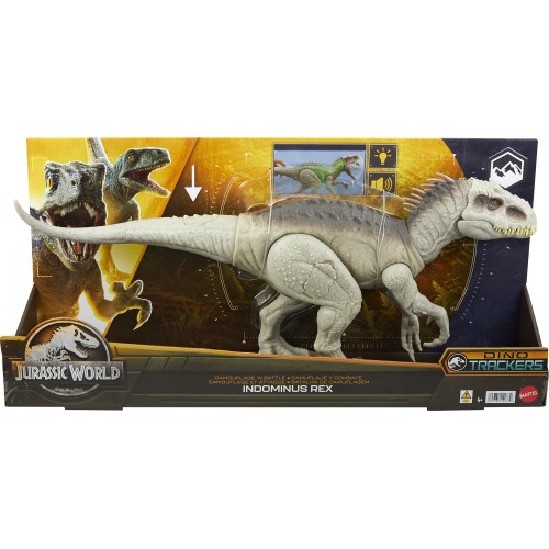 Mattel Λαμπάδα Jurassic World Camouflage N Battle Indominus REX HNT63 