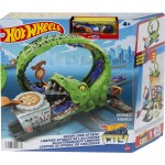 Mattel Λαμπάδα Hot Wheels City Gator Loop Attack, Playset HDR29 / HKX39 