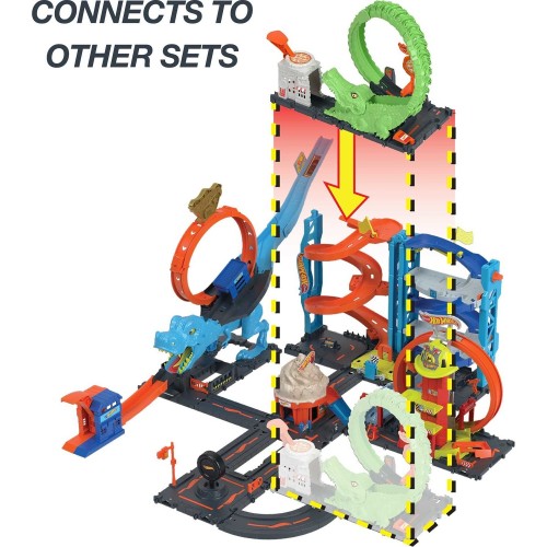 Mattel Hot Wheels City Gator Loop Attack, Playset HDR29 / HKX39 
