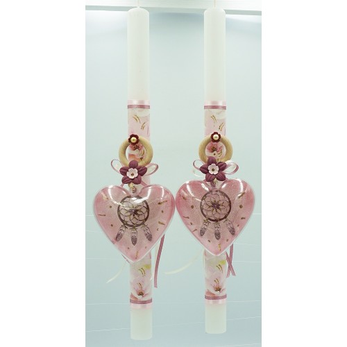 Λαμπάδες Decor Candle Heart Dreamcatcher 24833 5202200006669