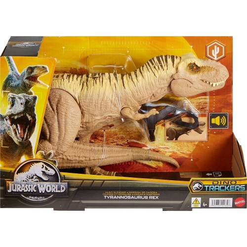 Mattel Λαμπάδα This Jurassic World Tyrannosaurus Rex Που Ανιχνεύει Και Δαγκώνει HNT62 