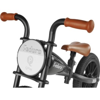 QPlay feduro air gel ποδήλατο ισορροπίας μαύρο 01-1212069-02 5061047481097