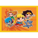 Clementoni DC Super Heroes Children's Puzzle 4 in 1 Supercolor dc Comics Super Friends 12-16-20-24 pcs 1200-21520 8005125215201