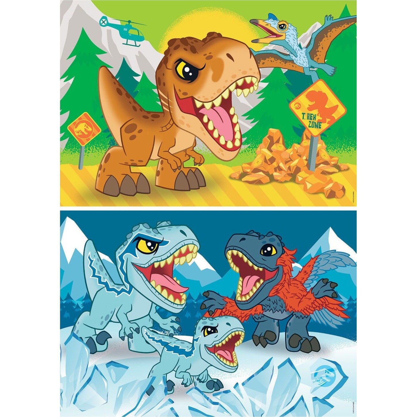 Clementoni Jurassic World Children's Puzzle Super Color Jurasic World ...