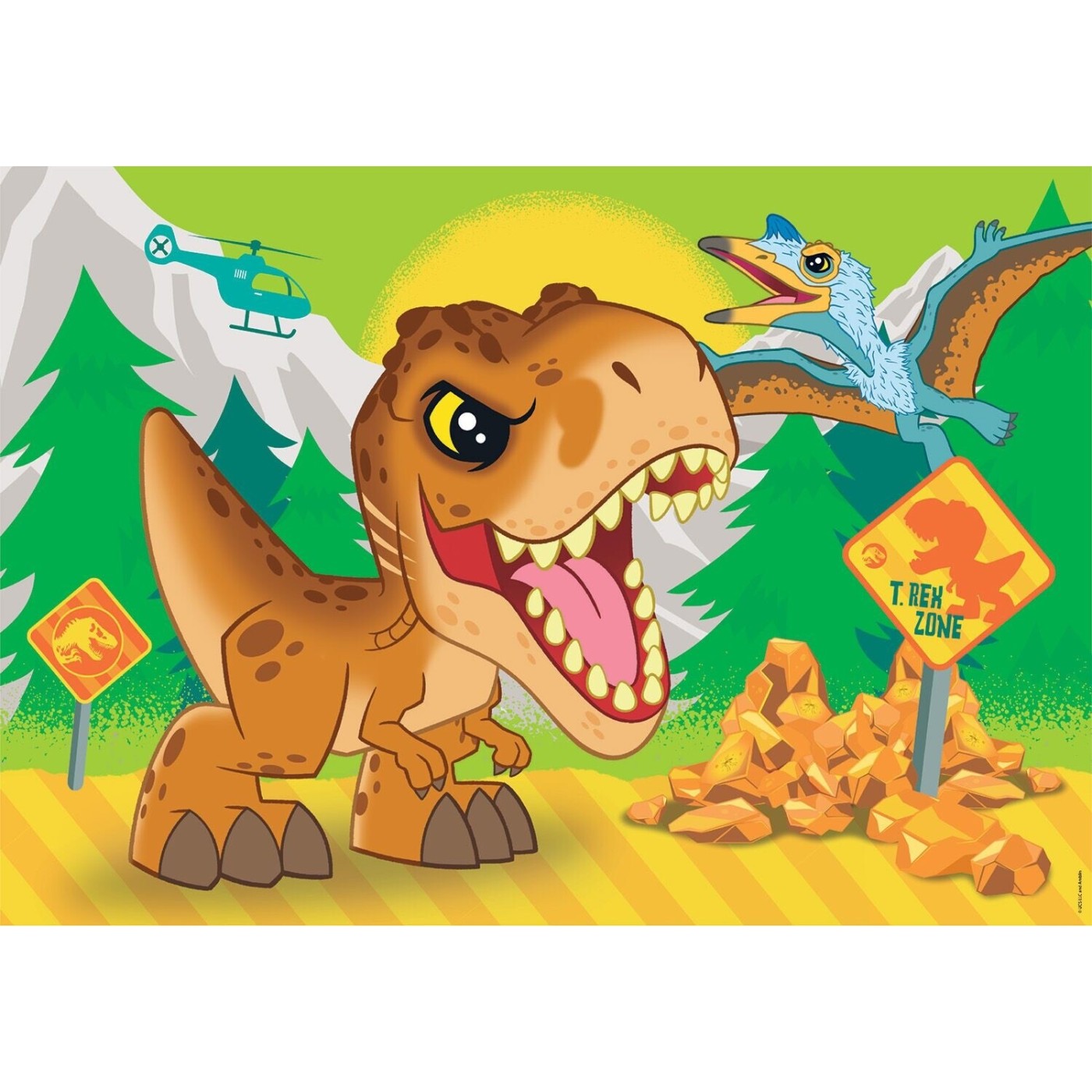 Clementoni Jurassic World Children's Puzzle Super Color Jurasic World ...