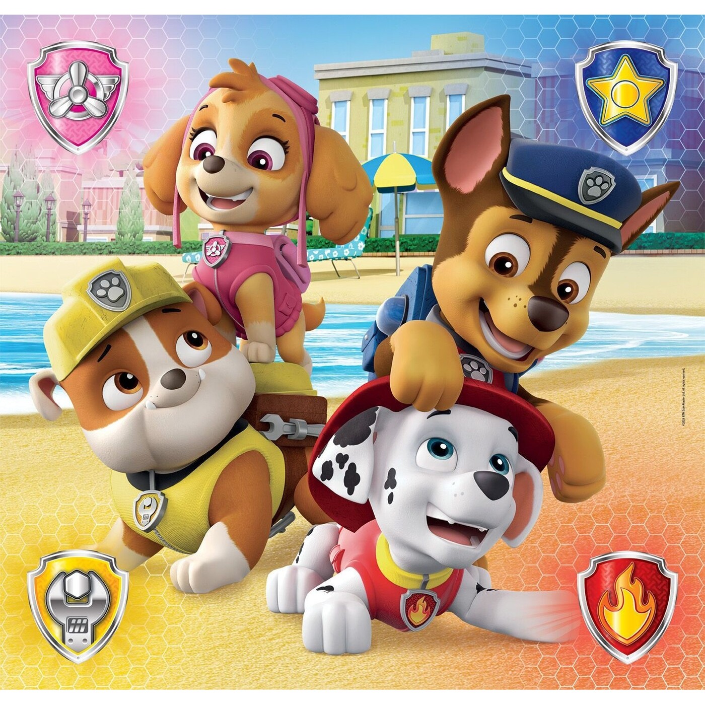 Clementoni Children's Puzzle Super Color Nickelodeon paw Patrol 3x48 ...