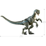 Mattel Jurassic World Velociraptor Blue Συλλεκτικές Φιγούρες Δεινοσαύρων HTV62 194735197811