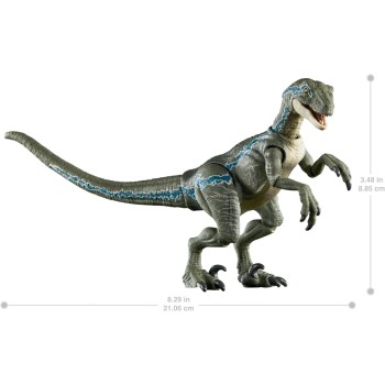 Mattel Jurassic World Velociraptor Blue HTV62 194735197811