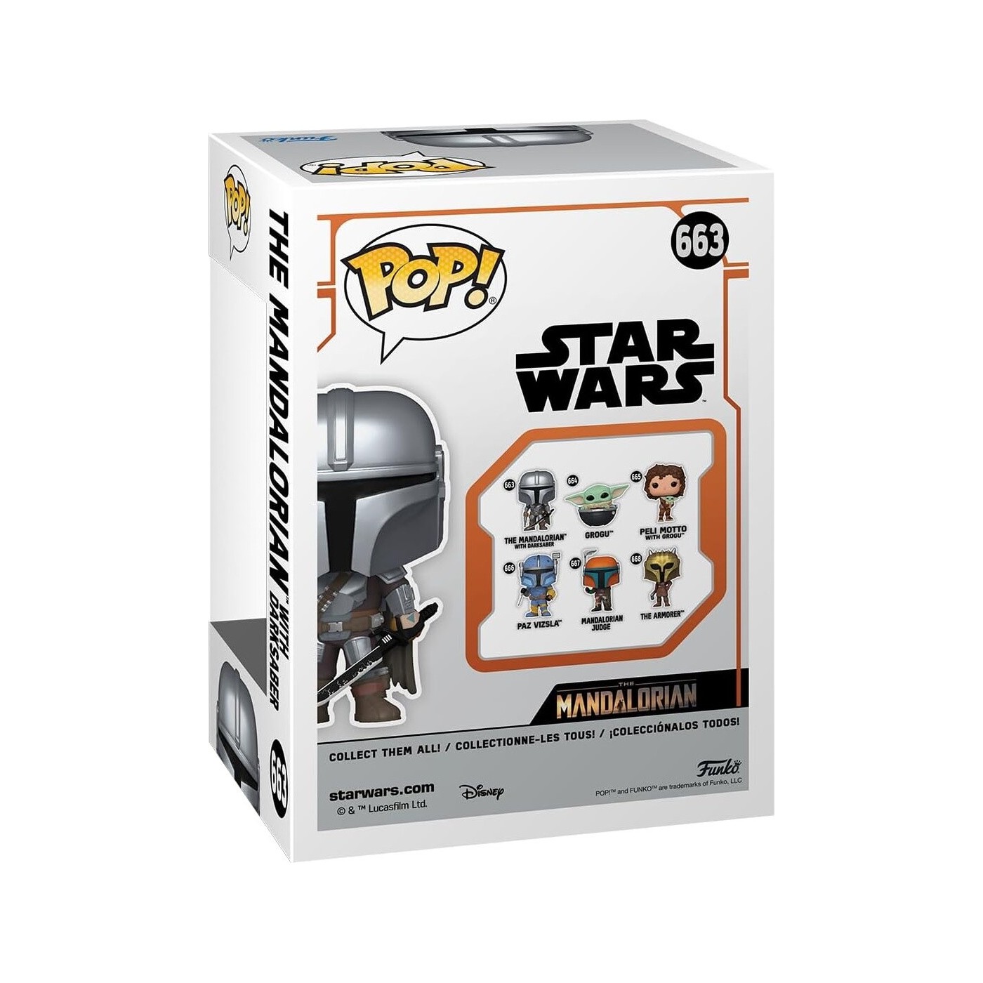 Figurine POP! Star Wars The Mandalorian Paz Vizsla - Funko 666