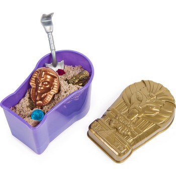 Spin Master Kinetic Sand, Mini Mummy 170g Magic Sand, Kinetic Sand Brown, 1 Surprise Fi 097764 778988346204