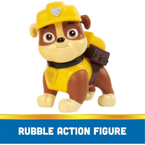 Spin Master Paw Patrol, Rubbles Bulldozer, Toy Vehicle With Collectible Action Figure,  097743 778988507582