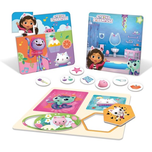 Lisciani Gabbys Dollhouse Gabby's Dollhouse-Kit From 2 Years-Promotes Logic And Imagination Develops The Memory 29.103348 800832