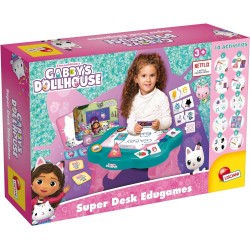 Lisciani Gabbys Dollhouse Gabby And The Magic Castle - Interactive Learning Desk For Children From 2 Jars - Over 10 Educational 