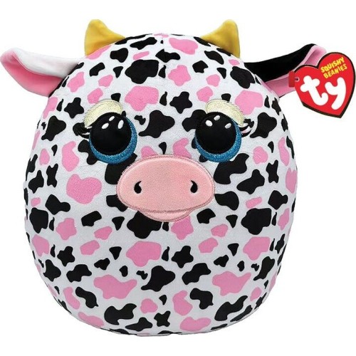 ty squishy beanies milkshake αγελαδίτσα πολύχρωμη 25εκ 1607-39266 008421392667