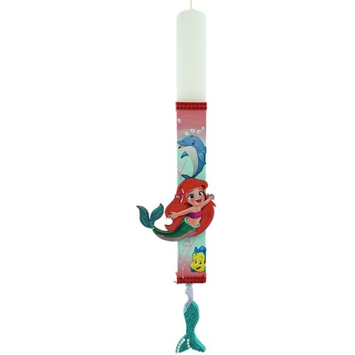 Λαμπάδες Decor Disney Princess Candle Ariel Wooden 24304 5202200006720