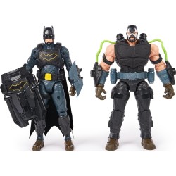 Spin Master DC The Batman DC Comics, Batman Adventures Battle Pack, Bane And Batman Action Figures 097731 778988519509
