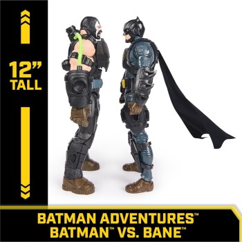 Spin Master DC The Batman DC Comics, Batman Adventures Battle Pack, Bane And Batman Action Figures 097731 778988519509