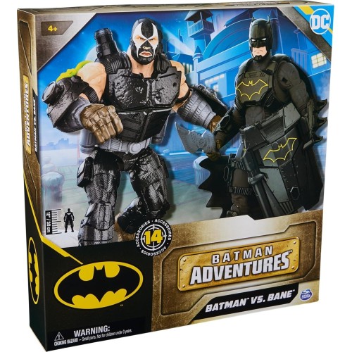 Spin Master DC The Batman DC Comics, Batman Adventures Battle Pack, Bane Και Batman Action Figures 097731 778988519509