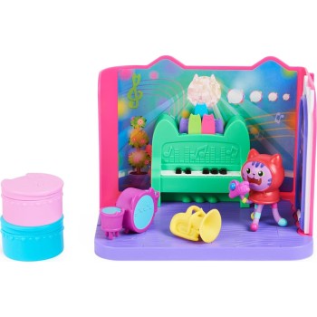 Spin Master Gabbys Dollhouse, Groovy Music Room With Daniel James Catnip Figure, 2 Acce 092140 778988349502