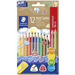 STAEDTLER Coloured pencil Noris jumbο 12 pcs 128 NC12P1 4007817036808