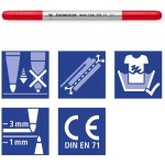 STAEDTLER Noris Club Fibre Twin Tip Pens 10Pcs 320 NWP10 4007817320006