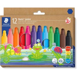 STAEDTLER Noris Junior Marker 12 Pcs +2 Years 329 C12 4007817090497