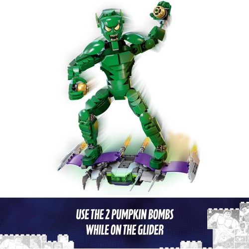 LEGO Marvel Avengers Marvel Green Goblin Construction Figure 76284 5702017590332