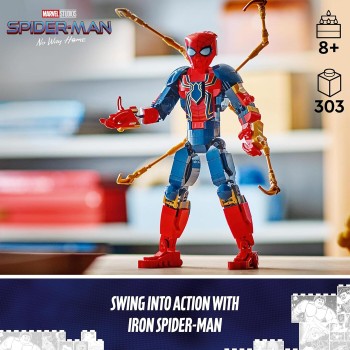 LEGO Marvel Avengers Marvel Iron Spider-Man Construction Figure 76298 5702017590165