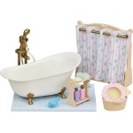 Epoch sylvanian families -  bath and shower set - dollhouse playsets 5739 5054131057391