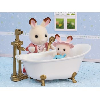 Epoch Sylvanian Families - Σετ Μπάνιου Και Ντους - Σετ Παιχνιδιού Κουκλόσπιτων 5739 5054131057391