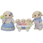 Epoch sylvanian families -  flora rabbit family - dollhouse playsets 5735 5054131057353
