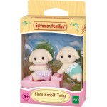 Epoch sylvanian families -  flora rabbit twins - dollhouse playsets 5737 5054131057377