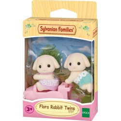 Epoch Sylvanian Families Flora Rabbit Twins Δίδυμα Κουνελάκια - Κουκλόσπιτα Παιχνίδια 5737 5054131057377