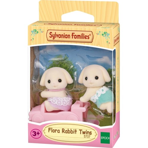 Epoch Sylvanian Families Flora Rabbit Twins Δίδυμα Κουνελάκια - Κουκλόσπιτα Παιχνίδια 5737 5054131057377