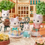 Epoch sylvanian families -  latte cat family - dollhouse playsets 5738 5054131057384