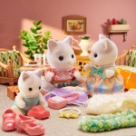 Epoch sylvanian families -  latte cat family - dollhouse playsets 5738 5054131057384